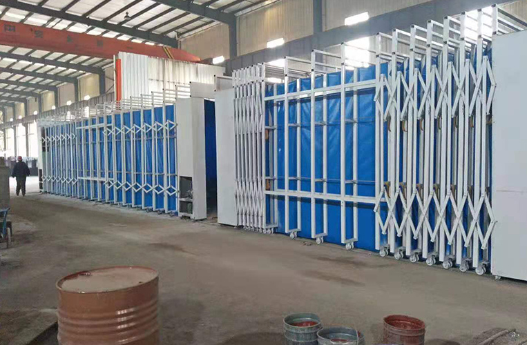 對接伸縮噴漆房